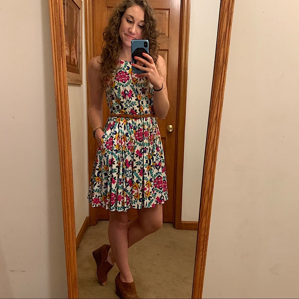 Flirty Floral Fit & Flare Dress